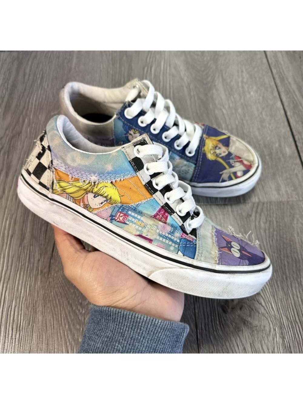 VANS x Pretty Guardian Sailor Moon Shoes OLD SKOOL VN0005U7448 Women 5.5 M4